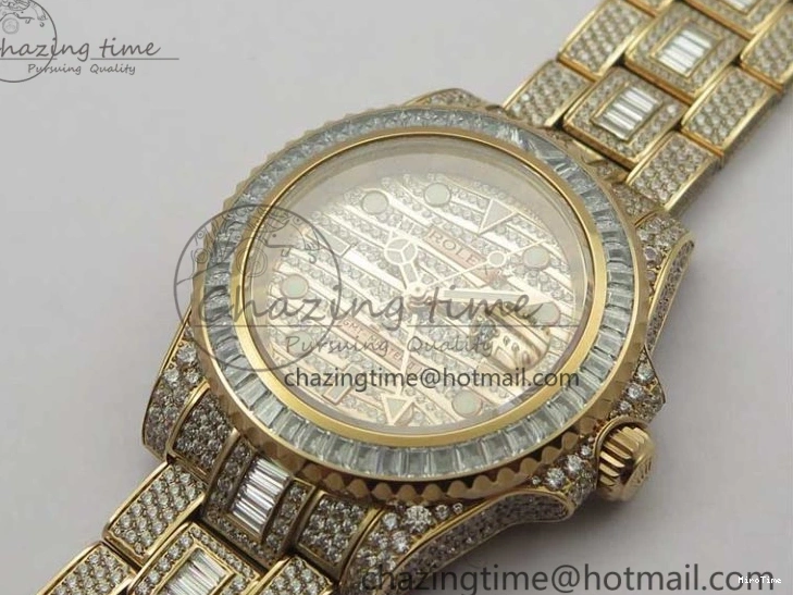 MiroTime 0329 GMT Master II 116769 BRIL Full Diamonds RG TWF Best Edition A Unique 2991
